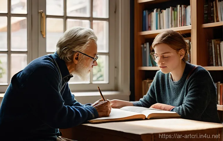 미술평론가 분야별 전문성 개발 - **Prompt:** A young, innovative artist, in their late 20s, wearing stylish contemporary clothing, is... 미술평론가 분야별 전문성 개발 - **Prompt:** A young, innovative artist, in their late 20s, wearing stylish contemporary clothing, is...